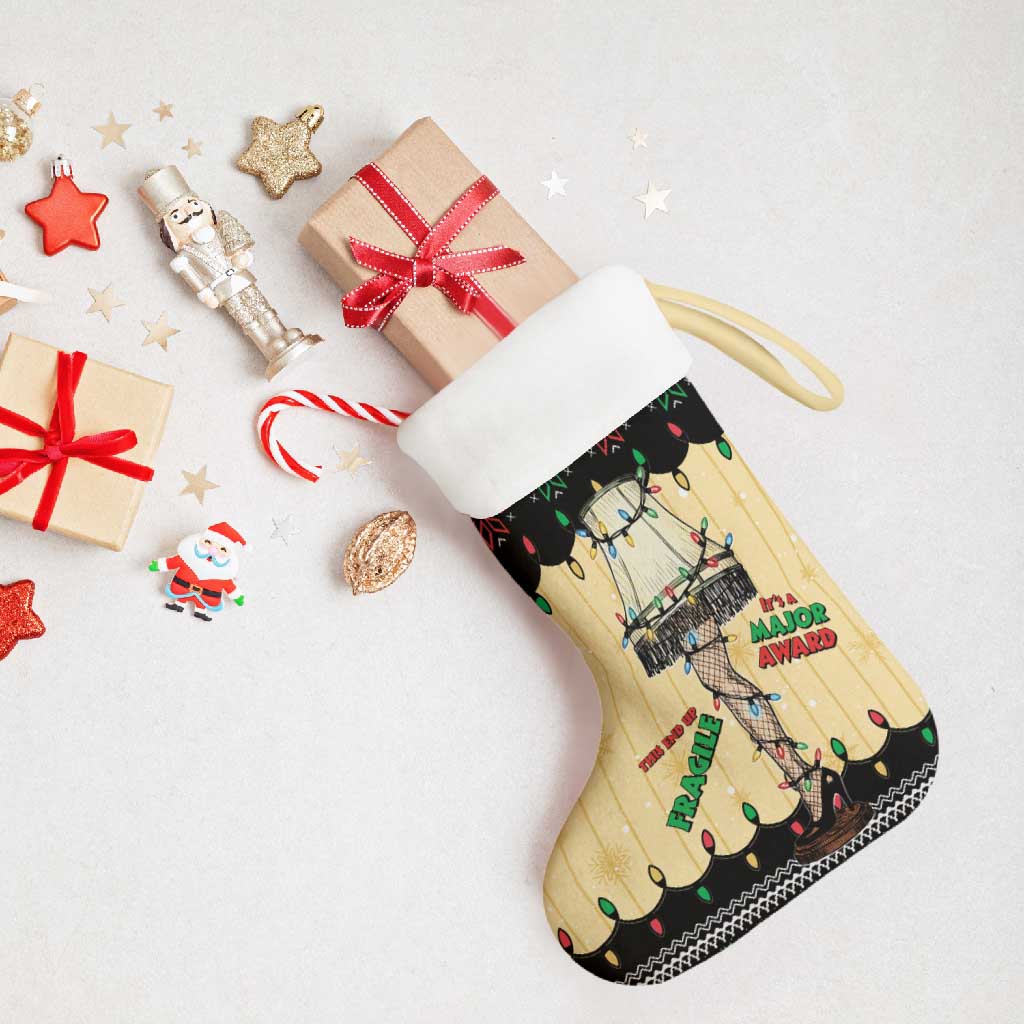 Christmas Story Christmas Stocking Fragile Leg Lamp - Wonder Print Shop