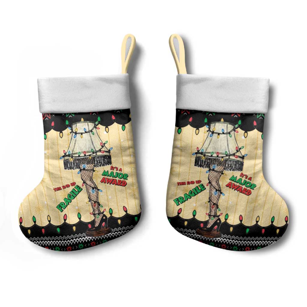Christmas Story Christmas Stocking Fragile Leg Lamp - Wonder Print Shop