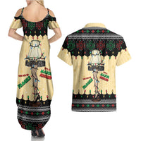 Christmas Story Couples Matching Summer Maxi Dress and Hawaiian Shirt Fragile Leg Lamp - Wonder Print Shop