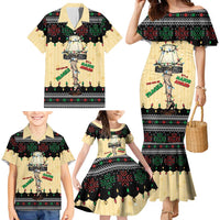 Christmas Story Family Matching Mermaid Dress and Hawaiian Shirt Fragile Leg Lamp - Wonder Print Shop