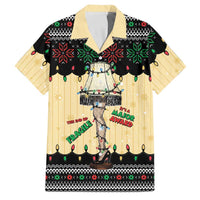Christmas Story Family Matching Short Sleeve Bodycon Dress and Hawaiian Shirt Fragile Leg Lamp - Wonder Print Shop