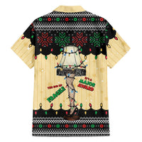 Christmas Story Family Matching Short Sleeve Bodycon Dress and Hawaiian Shirt Fragile Leg Lamp - Wonder Print Shop