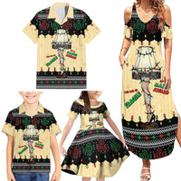 Christmas Story Family Matching Summer Maxi Dress and Hawaiian Shirt Fragile Leg Lamp - Wonder Print Shop