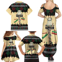 Christmas Story Family Matching Summer Maxi Dress and Hawaiian Shirt Fragile Leg Lamp - Wonder Print Shop