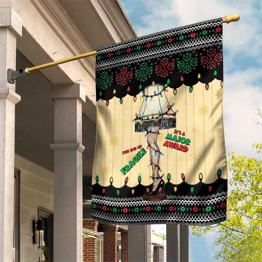 Christmas Story Garden Flag Fragile Leg Lamp - Wonder Print Shop