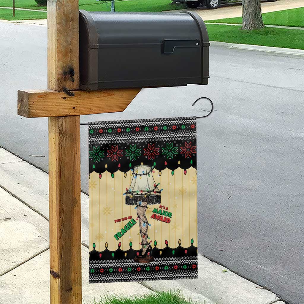 Christmas Story Garden Flag Fragile Leg Lamp - Wonder Print Shop
