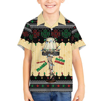 Christmas Story Hawaiian Shirt Fragile Leg Lamp - Wonder Print Shop