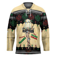 Christmas Story Hockey Jersey Fragile Leg Lamp - Wonder Print Shop