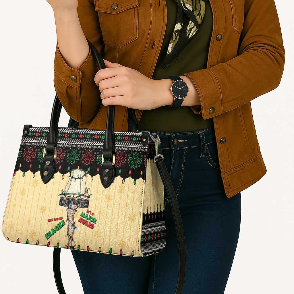 Christmas Story Leather Bag Fragile Leg Lamp - Wonder Print Shop