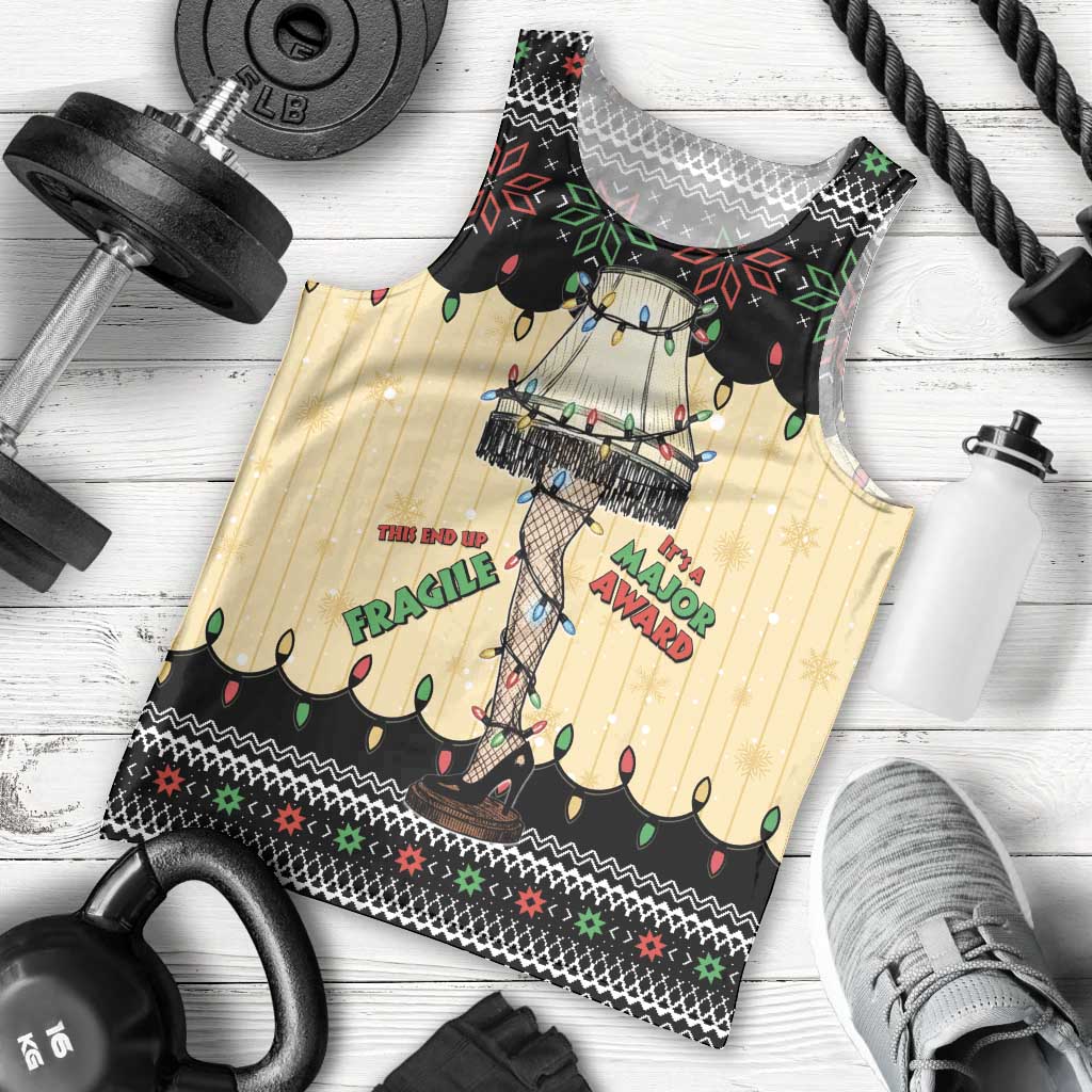 Christmas Story Men Tank Top Fragile Leg Lamp - Wonder Print Shop