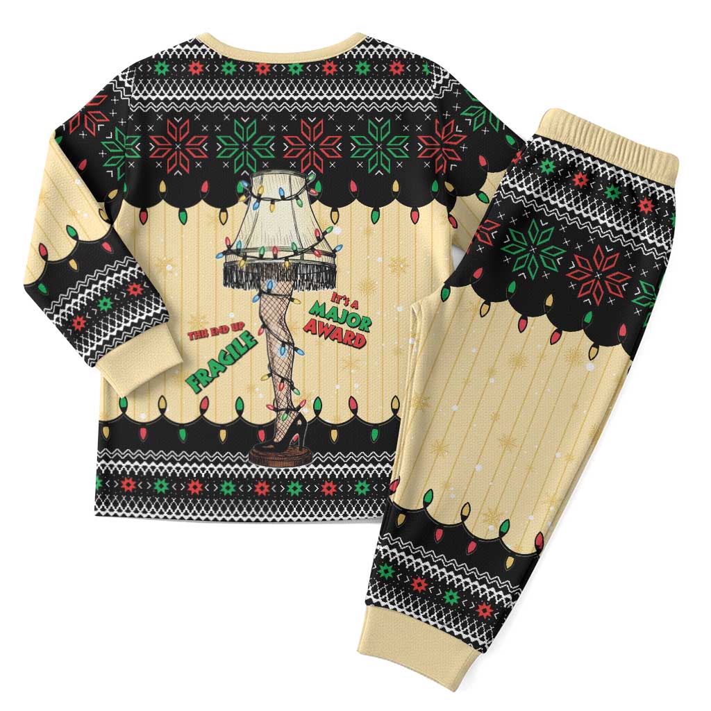 Christmas Story Christmas Pajama Set Fragile Leg Lamp - Wonder Print Shop