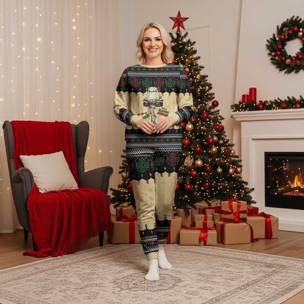 Christmas Story Christmas Pajama Set Fragile Leg Lamp - Wonder Print Shop