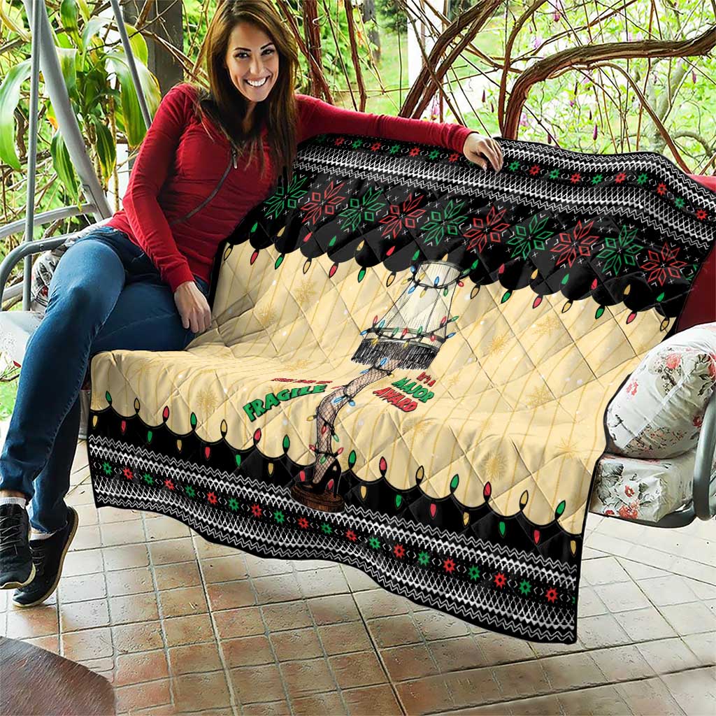 Christmas Story Quilt Fragile Leg Lamp - Wonder Print Shop
