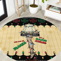 Christmas Story Round Carpet Fragile Leg Lamp - Wonder Print Shop