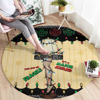 Christmas Story Round Carpet Fragile Leg Lamp - Wonder Print Shop