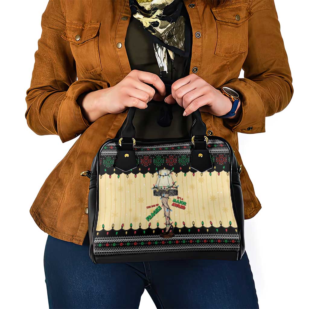 Christmas Story Shoulder Handbag Fragile Leg Lamp - Wonder Print Shop