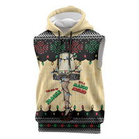Christmas Story Sleeveless Hoodie Fragile Leg Lamp - Wonder Print Shop