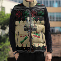Christmas Story Sleeveless Puffer Jacket Fragile Leg Lamp - Wonder Print Shop