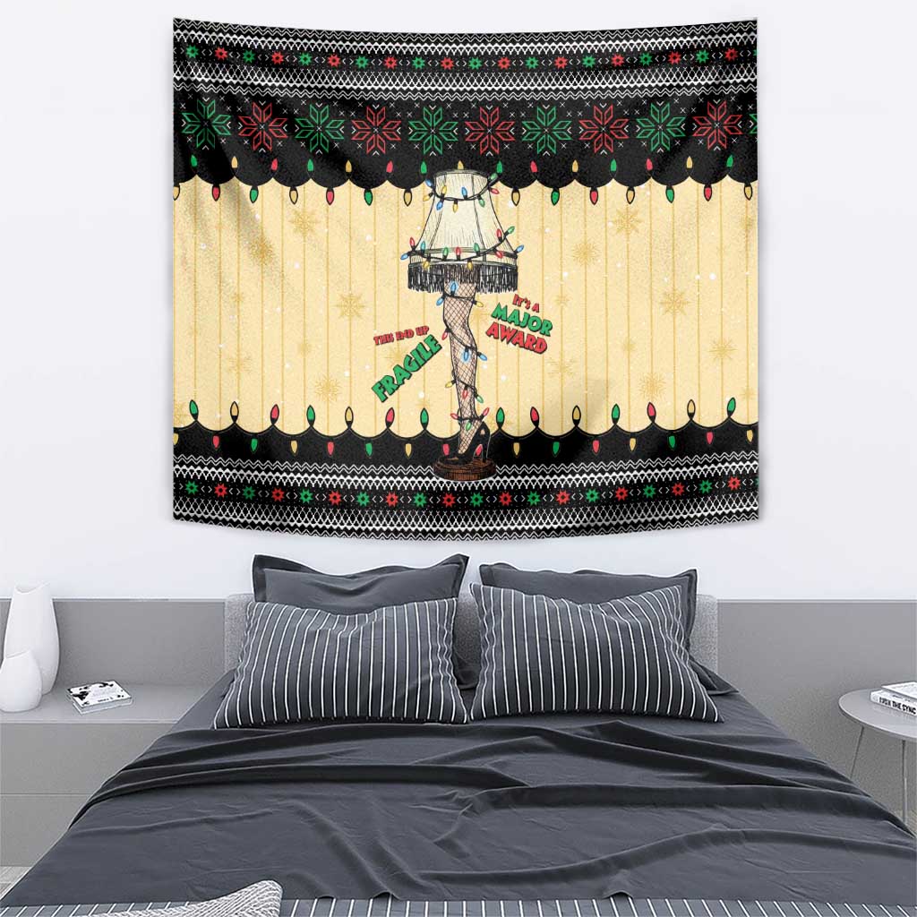 Christmas Story Tapestry Fragile Leg Lamp - Wonder Print Shop