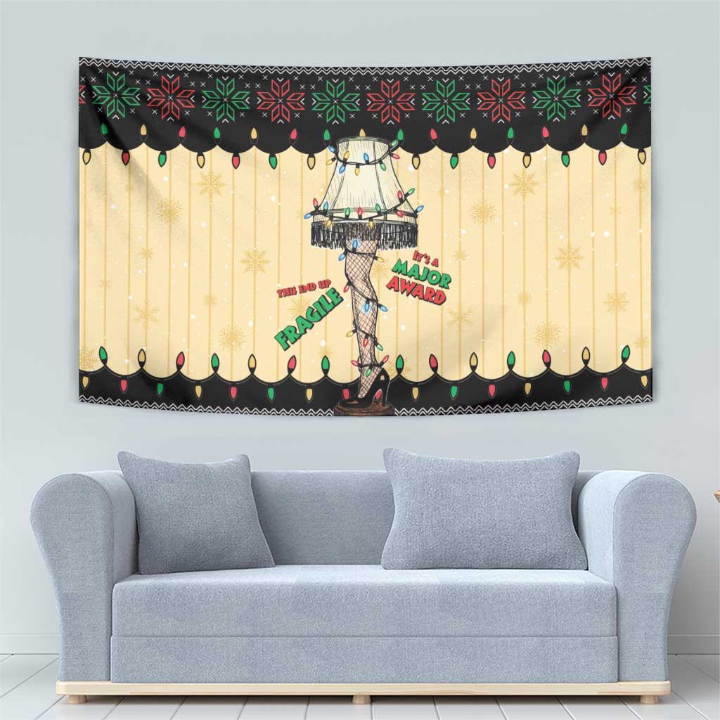 Christmas Story Tapestry Fragile Leg Lamp - Wonder Print Shop