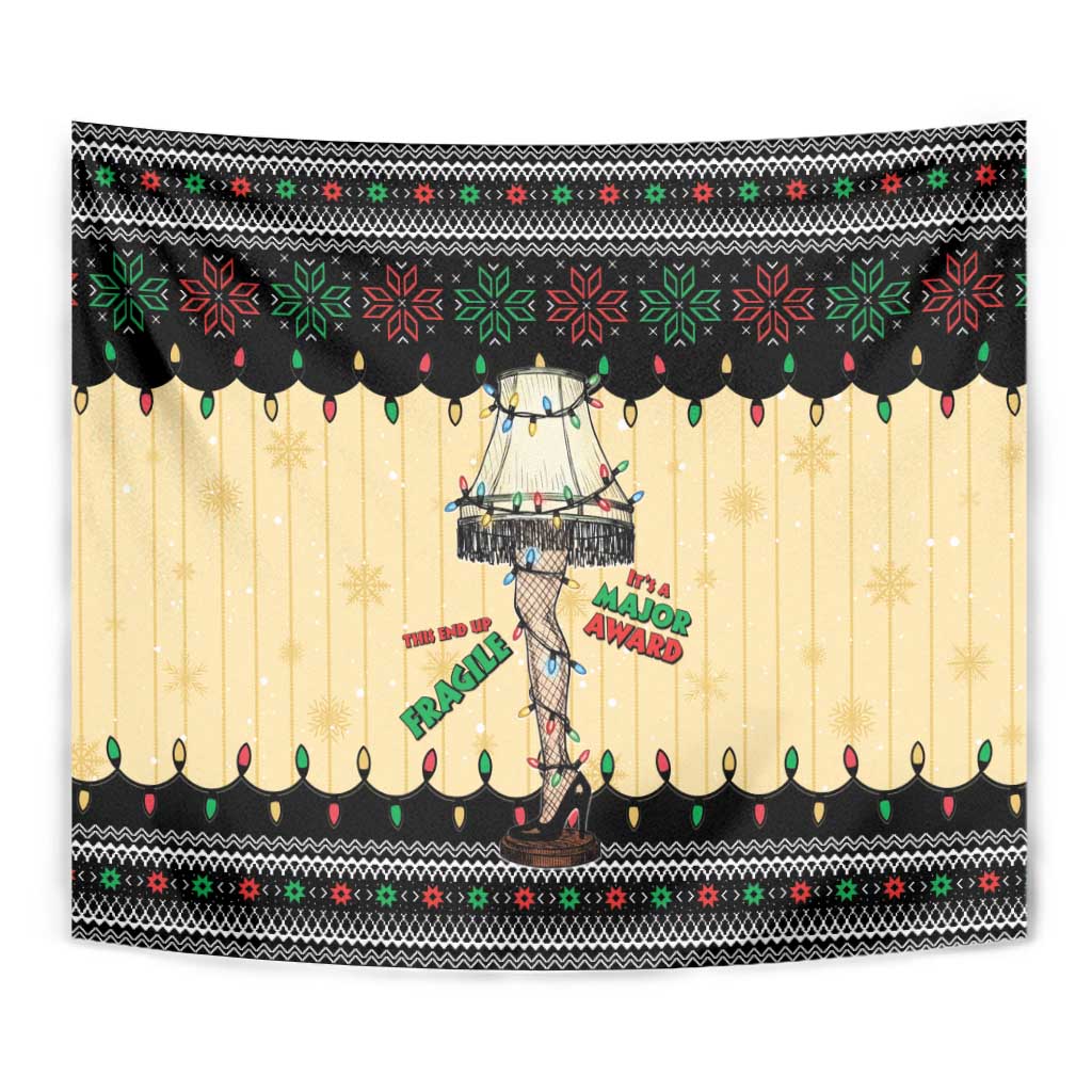 Christmas Story Tapestry Fragile Leg Lamp - Wonder Print Shop