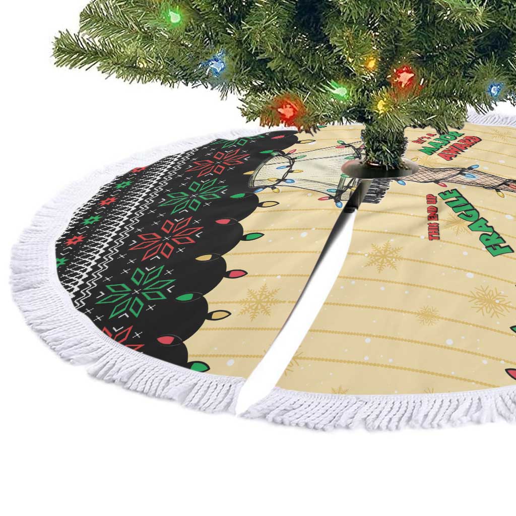 Christmas Story Tree Skirt Fragile Leg Lamp - Wonder Print Shop