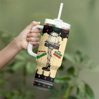 Christmas Story Tumbler With Handle Fragile Leg Lamp - Wonder Print Shop
