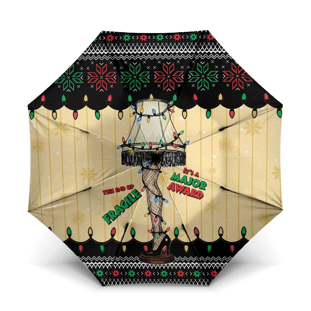 Christmas Story Umbrella Fragile Leg Lamp - Wonder Print Shop