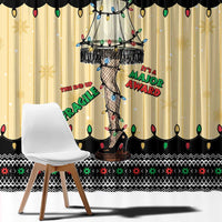 Christmas Story Window Curtain Fragile Leg Lamp - Wonder Print Shop