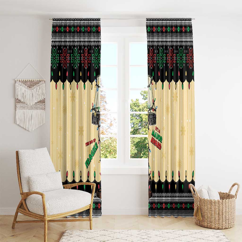 Christmas Story Window Curtain Fragile Leg Lamp - Wonder Print Shop
