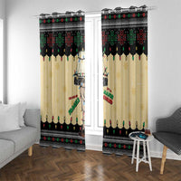 Christmas Story Window Curtain Fragile Leg Lamp - Wonder Print Shop