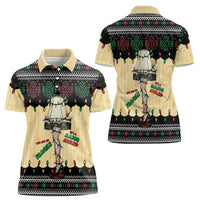 Christmas Story Women Polo Shirt Fragile Leg Lamp - Wonder Print Shop