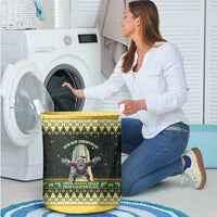 Nakatomi Plaza Laundry Basket It's Not Xmas Until Santa Falls - Wonder Print Shop