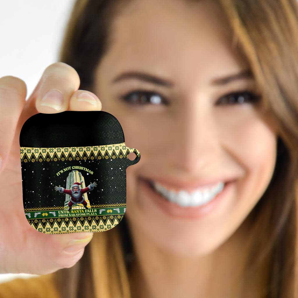Nakatomi Plaza AirPods Case It's Not Xmas Until Santa Falls - Wonder Print Shop