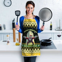 Nakatomi Plaza Apron It's Not Xmas Until Santa Falls - Wonder Print Shop