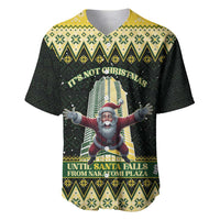 Personalised Nakatomi Plaza Baseball Jersey It's Not Xmas Until Santa Falls - Wonder Print Shop