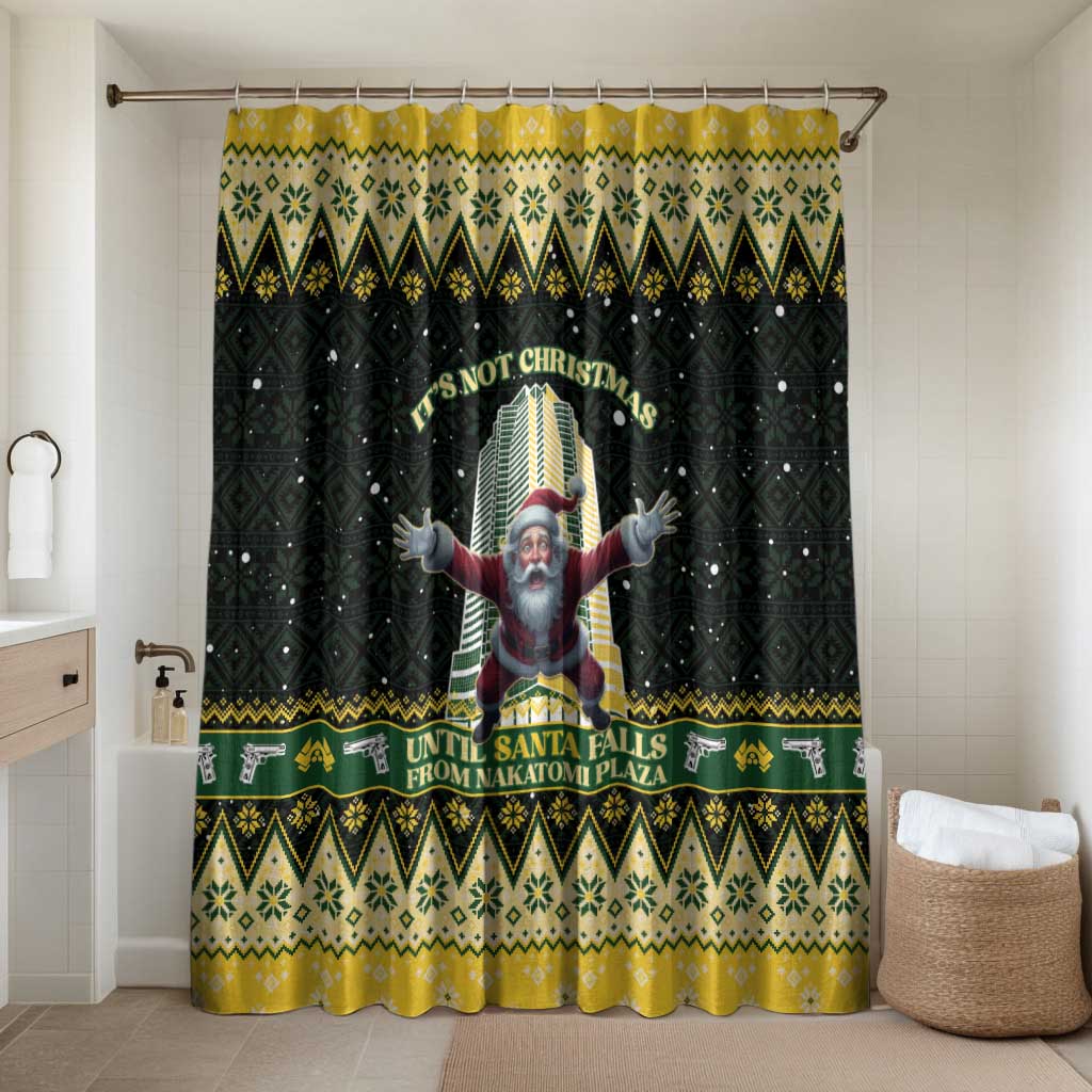 Nakatomi Plaza Bathroom Set It's Not Xmas Until Santa Falls - Wonder Print Shop