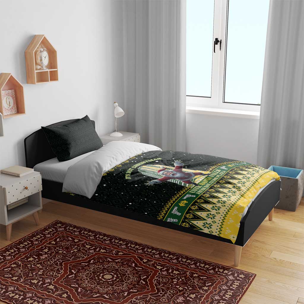 Nakatomi Plaza Bedding Set It's Not Xmas Until Santa Falls - Wonder Print Shop