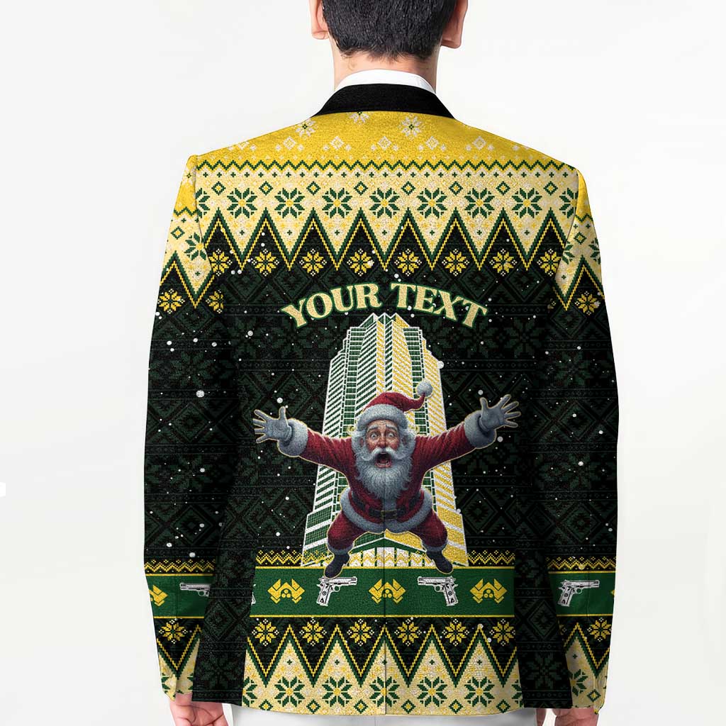 Personalised Nakatomi Plaza Blazer It's Not Xmas Until Santa Falls - Wonder Print Shop