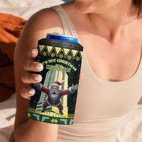 Personalised Nakatomi Plaza 4 in 1 Can Cooler Tumbler It's Not Xmas Until Santa Falls - Wonder Print Shop