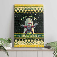 Nakatomi Plaza Canvas Wall Art It's Not Xmas Until Santa Falls - Wonder Print Shop