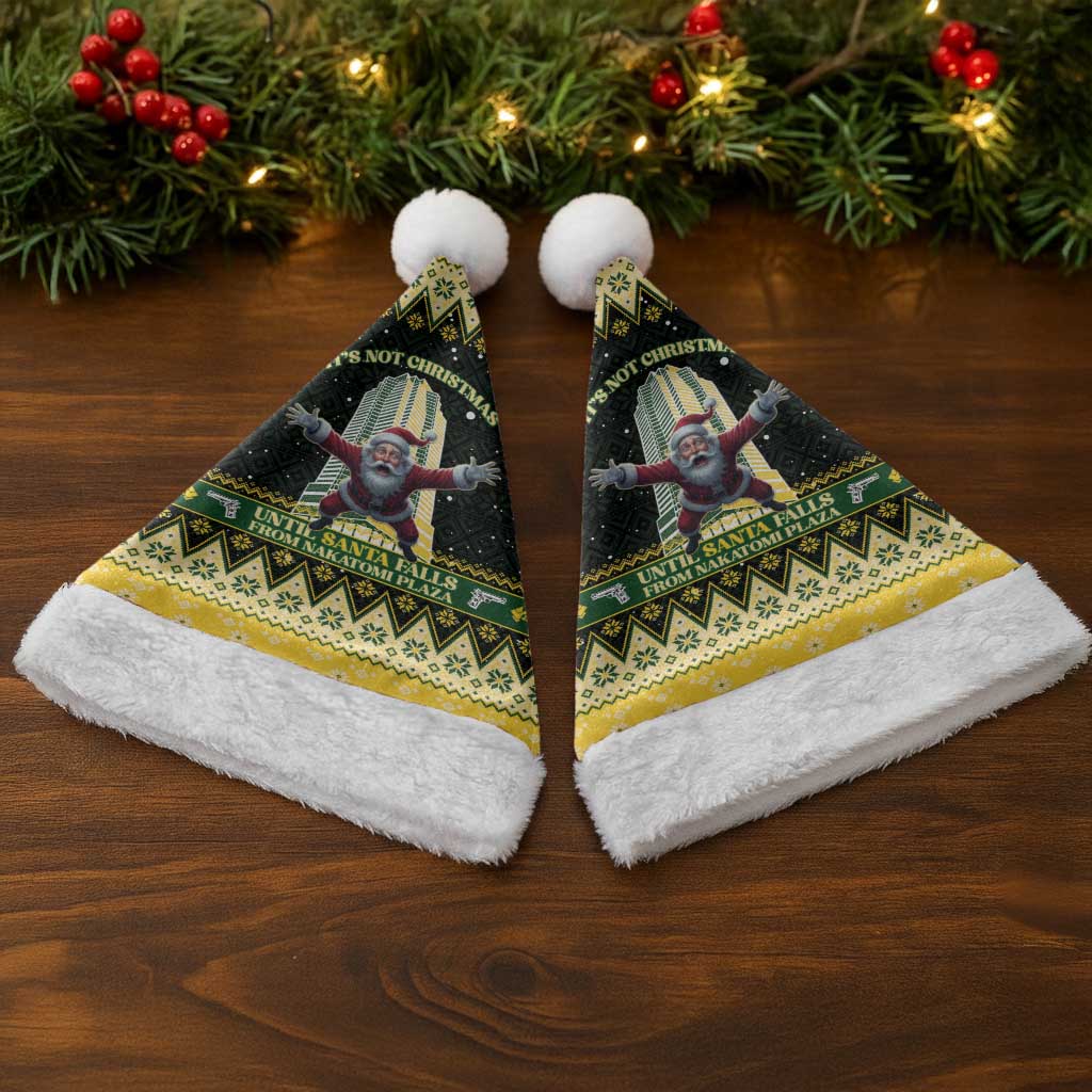 Nakatomi Plaza Christmas Santa Hat It's Not Xmas Until Santa Falls - Wonder Print Shop