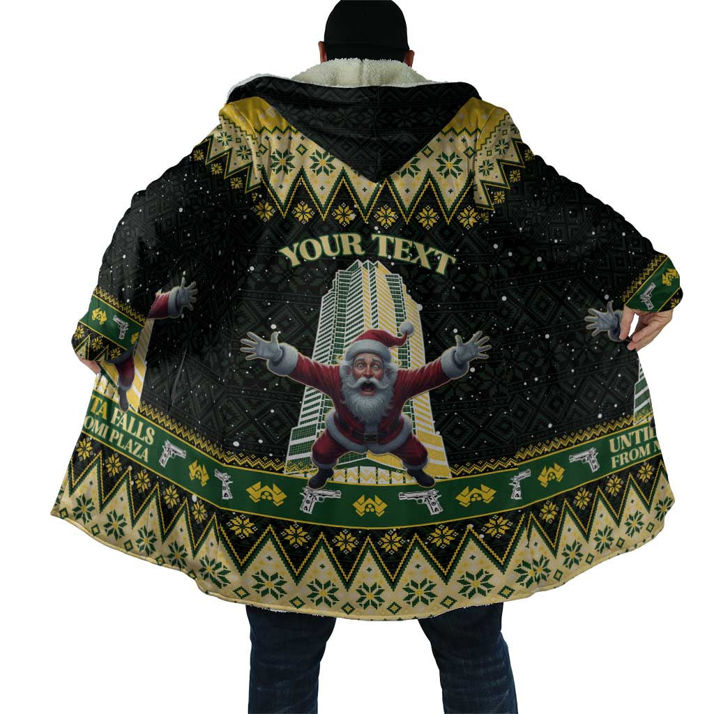 Personalised Nakatomi Plaza Cloak It's Not Xmas Until Santa Falls - Wonder Print Shop