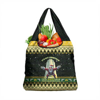 Nakatomi Plaza Grocery Bag It's Not Xmas Until Santa Falls - Wonder Print Shop