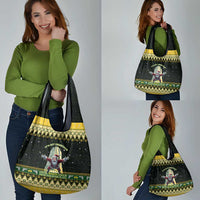 Nakatomi Plaza Grocery Bag It's Not Xmas Until Santa Falls - Wonder Print Shop