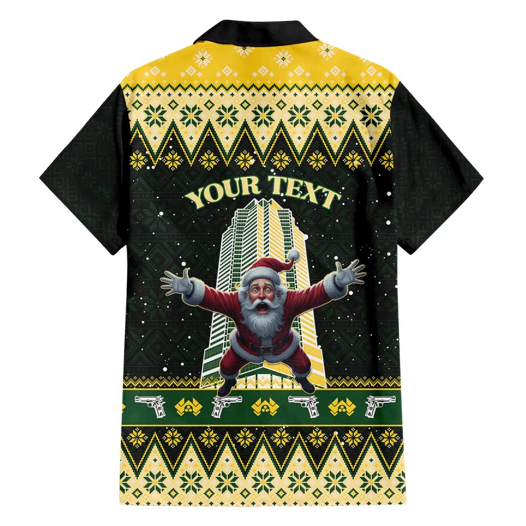 Personalised Nakatomi Plaza Hawaiian Shirt It's Not Xmas Until Santa Falls - Wonder Print Shop