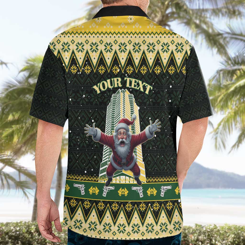 Personalised Nakatomi Plaza Hawaiian Shirt It's Not Xmas Until Santa Falls - Wonder Print Shop