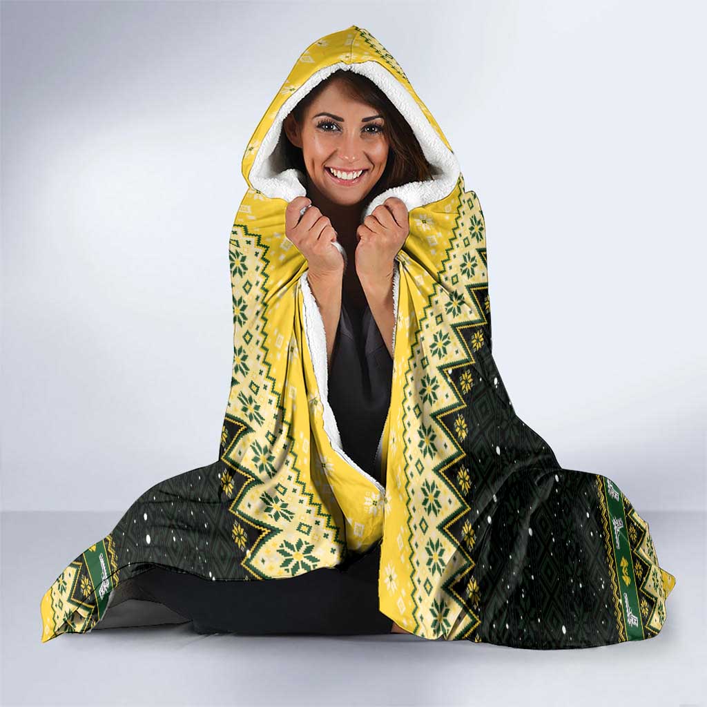 Nakatomi Plaza Hooded Blanket It's Not Xmas Until Santa Falls - Wonder Print Shop