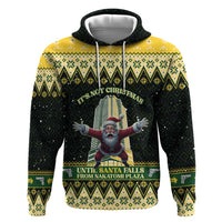 Personalised Nakatomi Plaza Hoodie It's Not Xmas Until Santa Falls - Wonder Print Shop