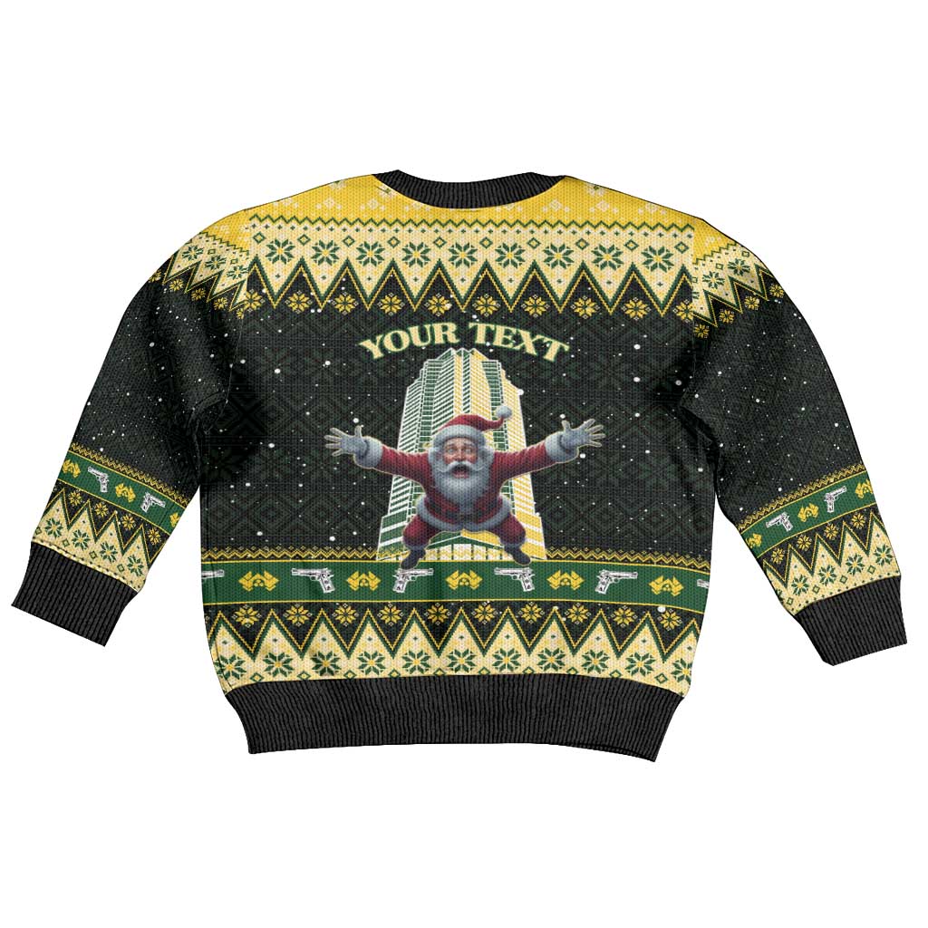 Nakatomi Plaza Kid Ugly Christmas Sweater It's Not Xmas Until Santa Falls - Wonder Print Shop